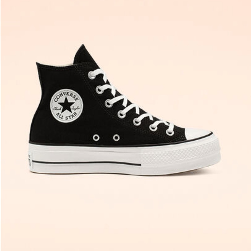 Black Platform Converse